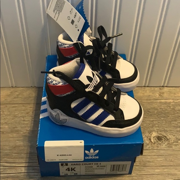 Adidas Hard Court Hi I Toddler sneakers - Picture 2 of 8